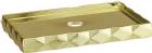 2" x 3" Diamond Edge Rectangular Gold Column Lid