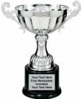 8 1/2" Silver Metal Cup Trophy