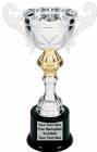 8 3/4" Silver Metal Cup Trophy