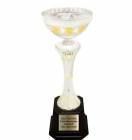 10 3/4" Silver / Gold Metal Cup Trophy