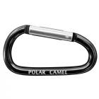 Black Polar Camel Water Bottle Carabiner