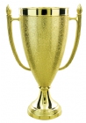 Gold 7 1/4" Plastic Trophy Cup