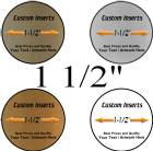 Custom 1 1/2" Round Trophy Insert