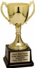 8 3/4" Gold Zinc Metal High Quality Trophy Cup