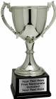 16 3/4" Silver Zinc Metal High Quality Trophy Cup