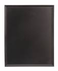 4 1/4" x 6" Solid Black Finish Plaque Blank