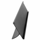 Black Aluminum Desk Sign Bracket 2" x 8"