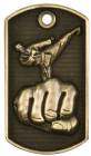 2" Martial Arts 3D Dog Tag Medal