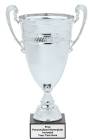 22 3/4" Silver Italian Metal Trophy Cup with Marble Base