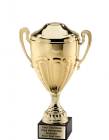 16" Gold Italian Metal Trophy Cup with Lid