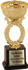 8 1/2" Cup Trophy Kit - Wreath Series EZ Cups Gold