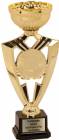 9 5/8" Cup Trophy Kit - Ribbon Series EZ Cups Gold