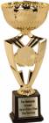 13 1/2" Cup Trophy Kit - Ribbon Series EZ Cups Gold