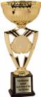 15" Cup Trophy Kit - Ribbon Series EZ Cups Gold