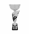 10 1/2" Cup Trophy Kit - Banner Series EZ Cups Silver