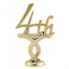 2 1/2" 4th Place Pedestal Trim Gold