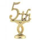 2 1/2" 5th Place Pedestal Trim Gold