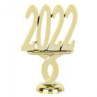 2 1/2" Gold "2022" Year Date Trophy Trim