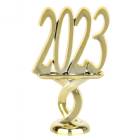 2 1/2" Gold "2023" Year Date Trophy Trim