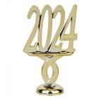 2 1/2" Gold "2024" Year Date Trophy Trim