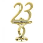 2 1/2" Gold "23" Year Date Trophy Trim