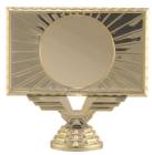 Gold 4 1/2" - Insert / Plate Holder Trophy Figure