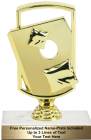 6 3/4" Gold Cornhole Trophy Kit