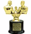 5 1/2" Arm Wrestling Trophy Kit with Pedestal Base