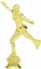 5 1/2" Ice Figure Skater Female Gold Trophy Figure