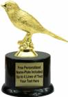 5 1/2" Canary Trophy Kit with Pedestal Base