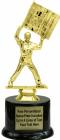 7" Racing Flagman Trophy Kit with Pedestal Base