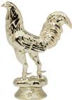 4" Rooster Gold Trophy Figure