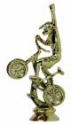 5 1/4" Gold BMX Bike Trophy Figure