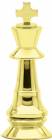 Gold 3 3/4" Chess King Trophy Figure