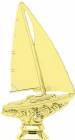 6" Sailboat Gold Trophy Figure