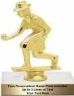 5 1/4" Female Lawn Bowling Trophy Kit