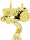 5" Farm Tractor Gold Trophy Figure