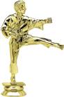6" Gold Karate Male Trophy Figure
