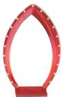 7" Red Trophy Figure Frame