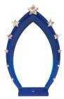 Superstar Blue / Gold Trophy Figure Frame