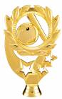 5 1/2" Baseball / Softball Sport Wreath Gold Trophy Figure