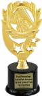 7 1/2" Cheer Sport Wreath Trophy Kit with Pedestal Base