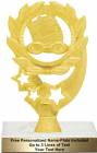 6 1/4" Swimming Sport Wreath Trophy Kit