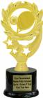 7 1/2" Tennis Sport Wreath Trophy Kit with Pedestal Base