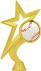 6 1/2" Gold Star Baseball Trophy Figure