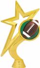 6 1/2" Gold Star Football Trophy Figure