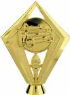 5 1/2" Music Scene Gold Trophy Figure