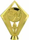 5 1/2" Track Scene Gold Trophy Figure