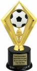 7 1/2" Color Soccer Ball Trophy Kit with Pedestal Base