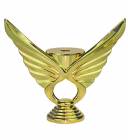 4 1/2" Gold Winged Riser